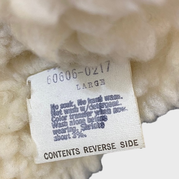 Vintage 70s Levi's Orange Tab Sherpa Lined Denim Vest - Picture 6 of 8